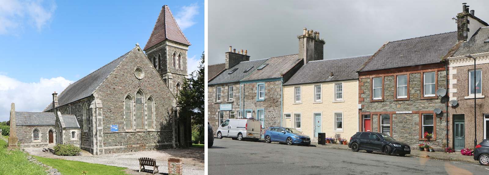 Wigtown . . . . . farní kotel Skotské církve . . . . . náměstí