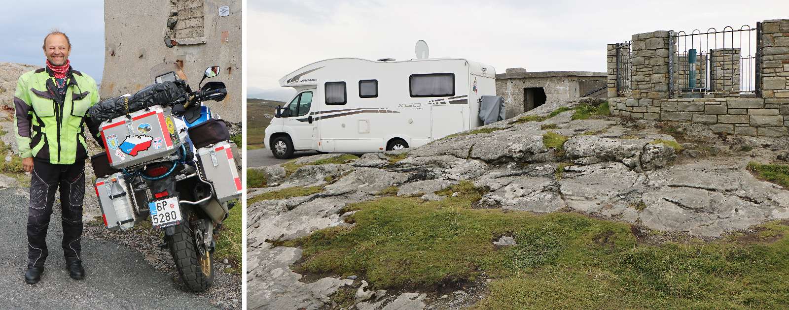 Český motorkář - cestovatel . . . . . . . . a moje místo na Malin Head