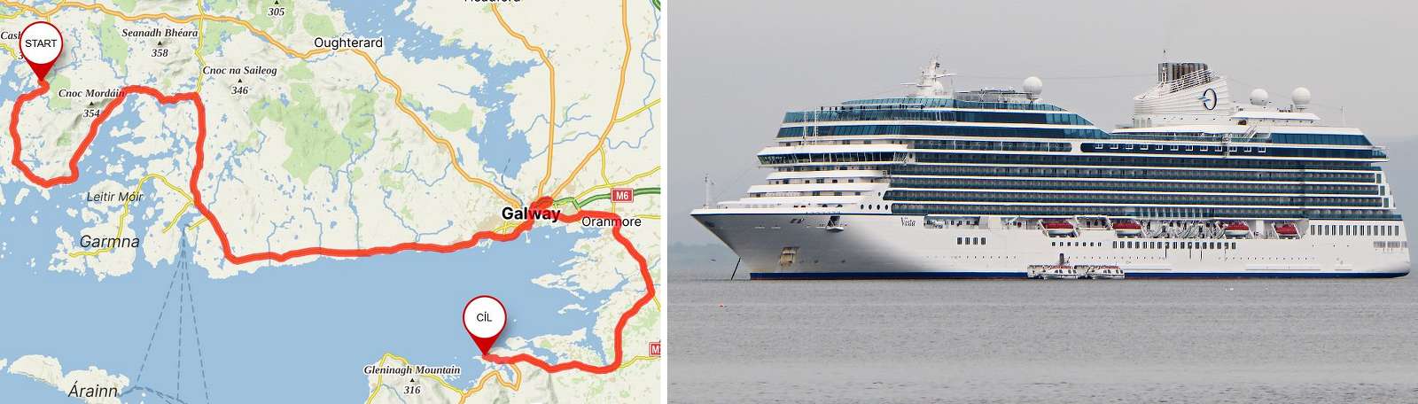 . . . . . . . . . . . . . zaoceánská loď v Galway