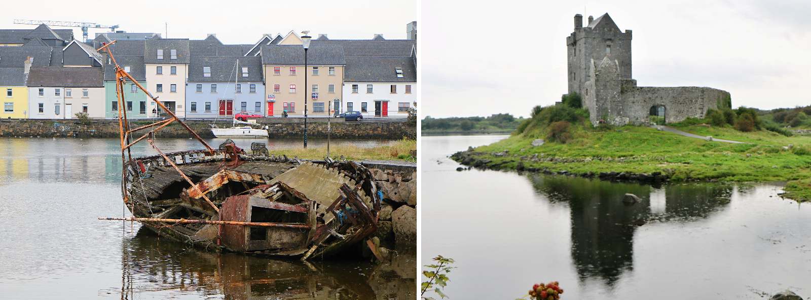 Ztroskotaná loď v Galway . . . . . . . . . . . Dunguaire Castle